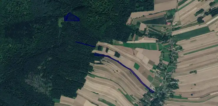 Działka na sprzedaż - MAŁOPOLSKIE, olkuski, Wolbrom, Poręba Dzierżna 55