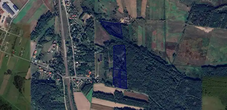 Działka na sprzedaż - PODLASKIE, bielski, Wyszki, Strabla-Łyse 400/1