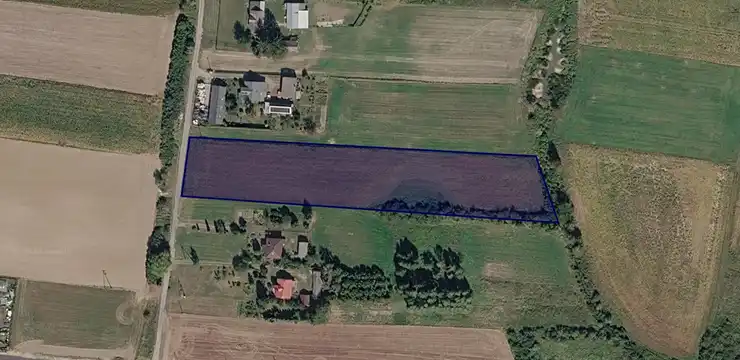 Działka na sprzedaż - LUBELSKIE, hrubieszowski, Werbkowice, 1076/4