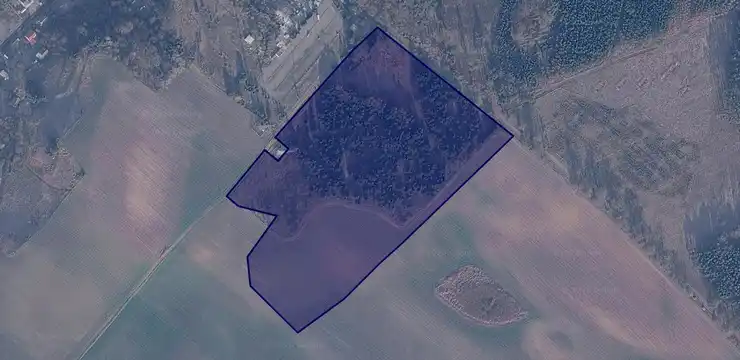 Działka na sprzedaż - ZACHODNIOPOMORSKIE, gryfiński, Chojna, Krajnik Dolny 347/3
