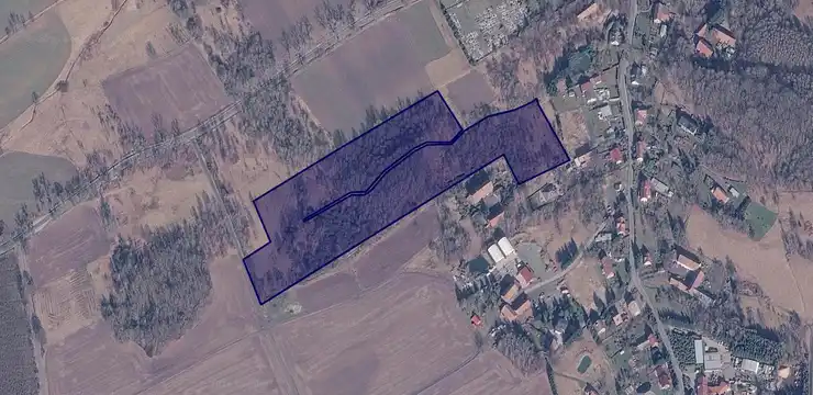 Działka na sprzedaż - DOLNOŚLĄSKIE, lubański, Olszyna, Biedrzychowice 556/4