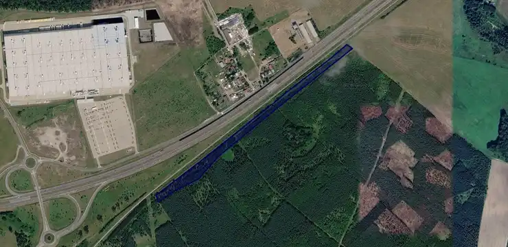 Działka na sprzedaż - WARMIŃSKO-MAZURSKIE, olsztyński, Olsztynek, Ameryka 5/3