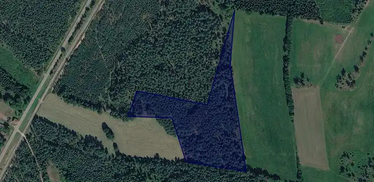 Działka na sprzedaż - WARMIŃSKO-MAZURSKIE, szczycieński, Wielbark, Piwnice Wielkie 2052/1