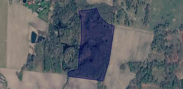 Działka na sprzedaż - ZACHODNIOPOMORSKIE, goleniowski, Osina, Redło 383