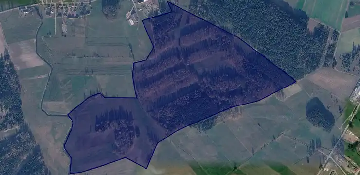 Działka na sprzedaż - PODLASKIE, kolneński, Mały Płock, Ruda - Skroda 218