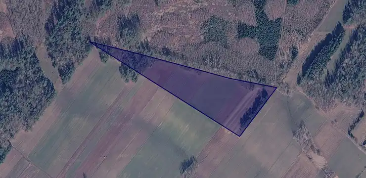 Działka na sprzedaż - PODLASKIE, bielski, Wyszki, Osówka 43