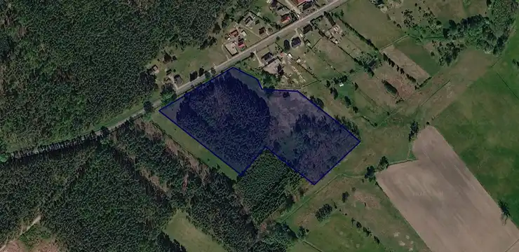 Działka na sprzedaż - ZACHODNIOPOMORSKIE, białogardzki, Tychowo, Warnino 268/1