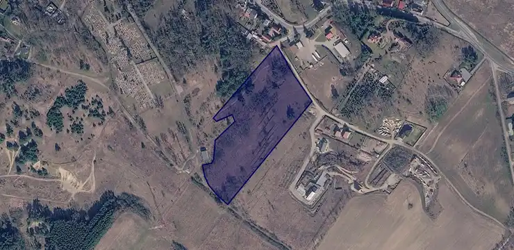 Działka na sprzedaż - ZACHODNIOPOMORSKIE, gryfiński, Cedynia, Cedynia 2 392