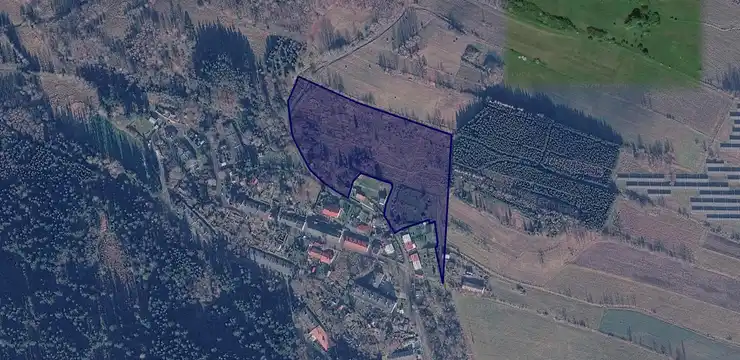 Działka na sprzedaż - DOLNOŚLĄSKIE, kamiennogórski, Kamienna Góra, Dębrznik 7/5
