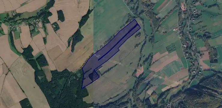 Działka na sprzedaż - DOLNOŚLĄSKIE, złotoryjski, Świerzawa, Stara Kraśnica 200/1