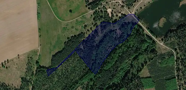 Działka na sprzedaż - ZACHODNIOPOMORSKIE, gryfiński, Moryń, Nowe Objezierze 188/12