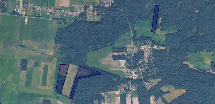 Działka na sprzedaż - ŁÓDZKIE, bełchatowski, Kluki, Wierzchy Parzeńskie 12
