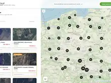 Mapa pierwokupów Lasów Państwowych 2021-2026 na tuziemia.pl