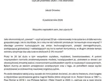 Ekonomista prof. Jakub Growiec z SGH o AI: moje największe atuty zostały zautomatyzowane