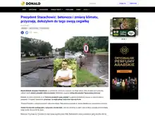 „Dołożyłem do tego swoją cegiełkę” – prezydent Starachowic Marek Materek o betonozie, zmianach klimatu i parkingach kosztem zieleni