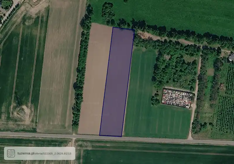 Działka na sprzedaż Krzyżowice-Wierzbica