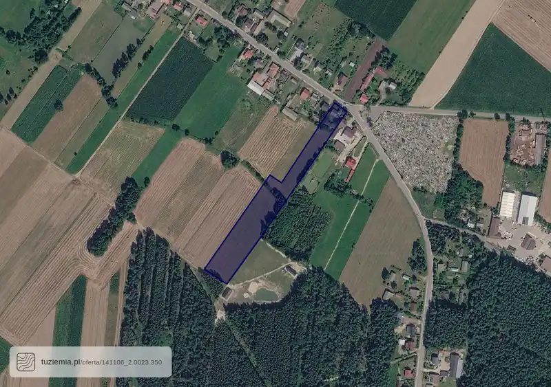 Działka na sprzedaż Płoniawy-Bramura