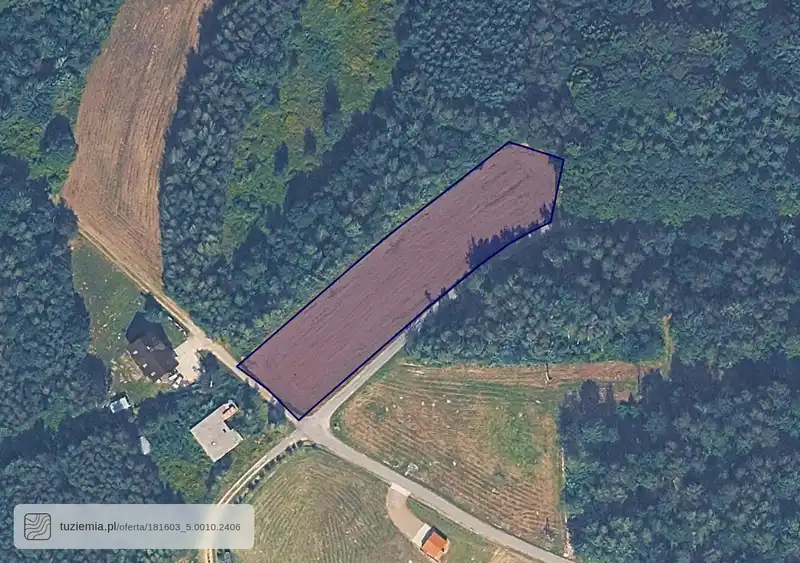 Działka na sprzedaż Zgłobień