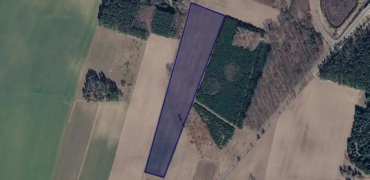 Działka na sprzedaż - DOLNOŚLĄSKIE, polkowicki, Radwanice, Łagoszów Wielki 58/2