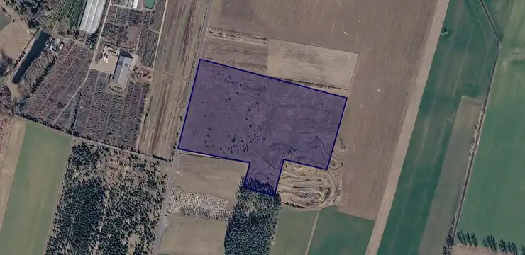 Działka na sprzedaż - DOLNOŚLĄSKIE, polkowicki, Radwanice, Łagoszów Wielki 349/1