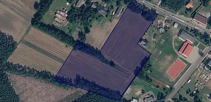 Działka na sprzedaż - WIELKOPOLSKIE, ostrzeszowski, Ostrzeszów, Niedźwiedź 245/7
