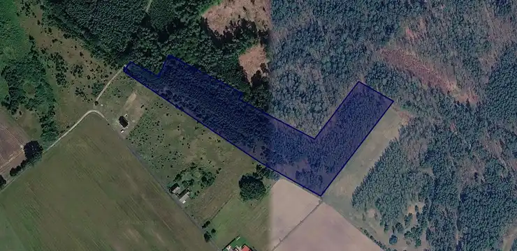 Działka na sprzedaż - ZACHODNIOPOMORSKIE, goleniowski, Osina, Krzywice 181
