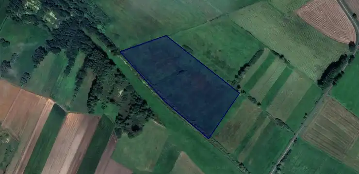 Działka na sprzedaż - WIELKOPOLSKIE, kościański, Krzywiń, Rąbiń 72