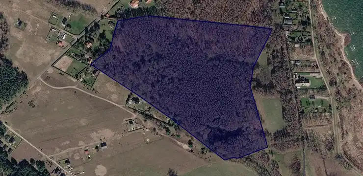 Działka na sprzedaż - ZACHODNIOPOMORSKIE, policki, Nowe Warpno, Nr 2 Nowe Warpno 210/17