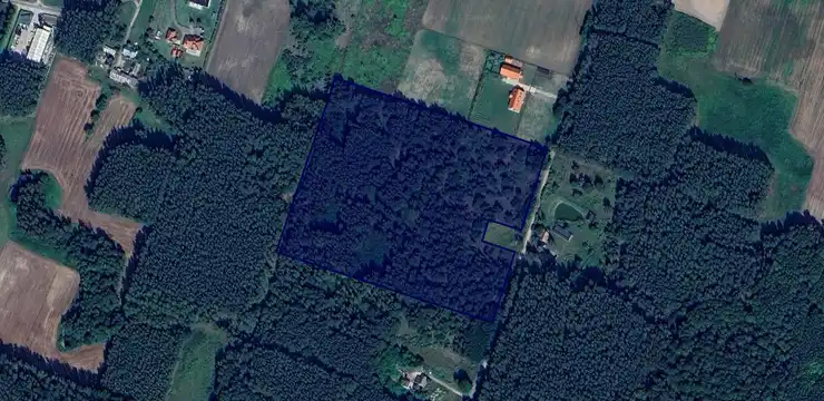Działka na sprzedaż - KUJAWSKO-POMORSKIE, bydgoski, Dąbrowa Chełmińska, Gzin Górny 214/2
