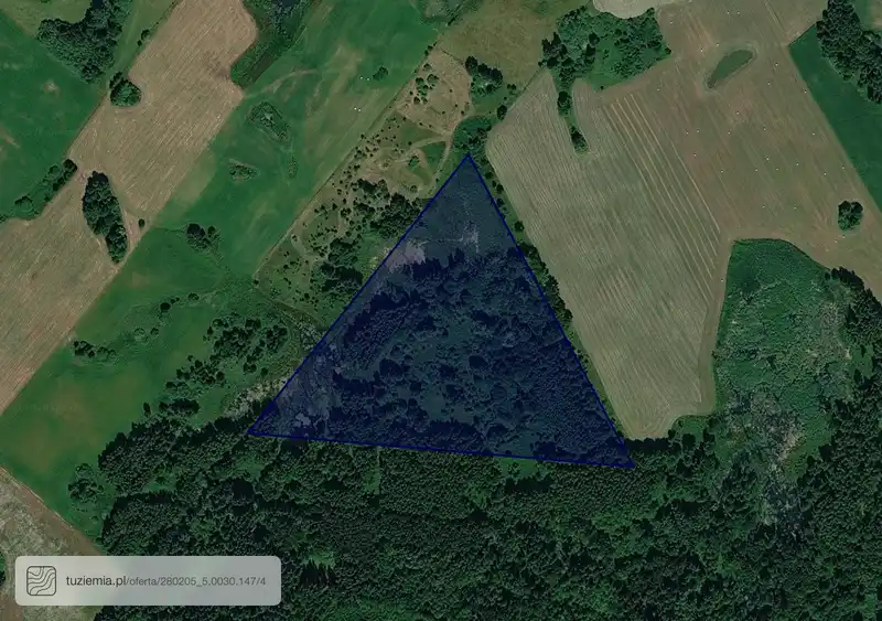 Działka na sprzedaż Wyrębiska