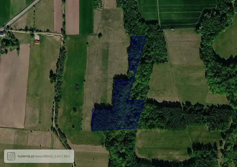 Działka na sprzedaż Krykajny