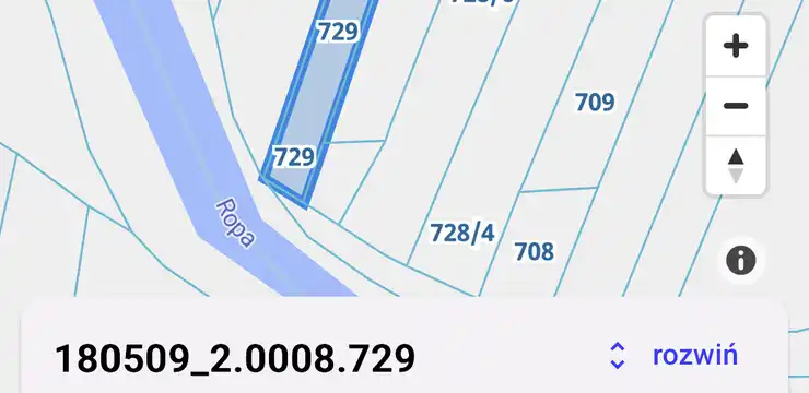 Działka na sprzedaż - PODKARPACKIE, jasielski, Skołyszyn, Przysieki 729