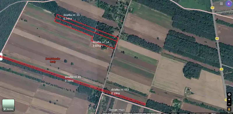 Działka na sprzedaż Bronisławów Mały